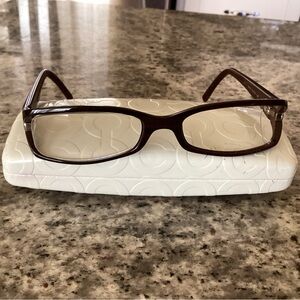 Coach Glass Case & Prada Italy Glass